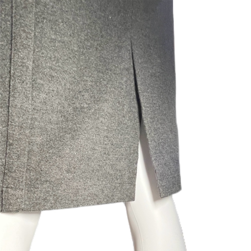 ANTHROGOLOGIE Shades of Grey by Micah Cohen Front Zipper Gray Pencil Skirt Small - Picture 13 of 13
